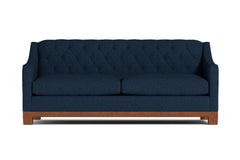 Jackson Heights Queen Size Sleeper Sofa :: Leg Finish: Pecan / Sleeper Option: Memory Foam Mattress