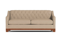 Jackson Heights Queen Size Sleeper Sofa :: Leg Finish: Pecan / Sleeper Option: Memory Foam Mattress
