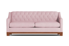 Jackson Heights Queen Size Sleeper Sofa :: Leg Finish: Pecan / Sleeper Option: Memory Foam Mattress