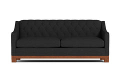 Jackson Heights Queen Size Sleeper Sofa :: Leg Finish: Pecan / Sleeper Option: Deluxe Innerspring Mattress