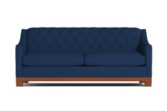 Jackson Heights Queen Size Sleeper Sofa :: Leg Finish: Pecan / Sleeper Option: Deluxe Innerspring Mattress