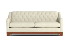 Jackson Heights Queen Size Sleeper Sofa :: Leg Finish: Pecan / Sleeper Option: Memory Foam Mattress