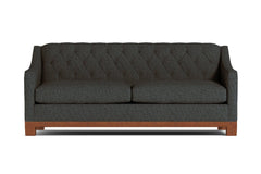 Jackson Heights Queen Size Sleeper Sofa :: Leg Finish: Pecan / Sleeper Option: Memory Foam Mattress