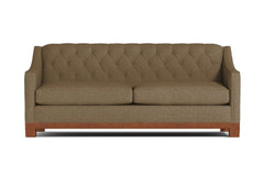 Jackson Heights Queen Size Sleeper Sofa :: Leg Finish: Pecan / Sleeper Option: Memory Foam Mattress