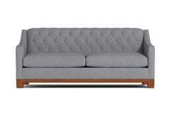 Jackson Heights Queen Size Sleeper Sofa :: Leg Finish: Pecan / Sleeper Option: Deluxe Innerspring Mattress