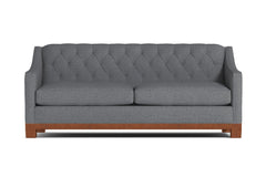 Jackson Heights Queen Size Sleeper Sofa :: Leg Finish: Pecan / Sleeper Option: Deluxe Innerspring Mattress