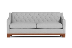 Jackson Heights Queen Size Sleeper Sofa :: Leg Finish: Pecan / Sleeper Option: Memory Foam Mattress