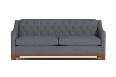 Jackson Heights Queen Size Sleeper Sofa :: Leg Finish: Pecan / Sleeper Option: Deluxe Innerspring Mattress
