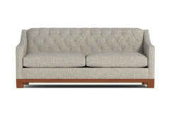 Jackson Heights Queen Size Sleeper Sofa :: Leg Finish: Pecan / Sleeper Option: Memory Foam Mattress