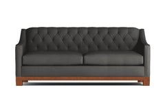 Jackson Heights Queen Size Sleeper Sofa :: Leg Finish: Pecan / Sleeper Option: Memory Foam Mattress