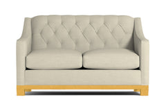 Jackson Heights Apartment Size Sleeper Sofa :: Leg Finish: Natural / Sleeper Option: Memory Foam Mattress