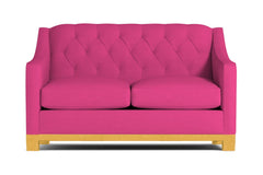 Jackson Heights Apartment Size Sleeper Sofa :: Leg Finish: Natural / Sleeper Option: Memory Foam Mattress