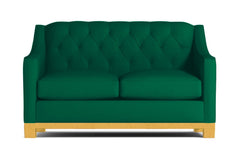 Jackson Heights Apartment Size Sleeper Sofa :: Leg Finish: Natural / Sleeper Option: Memory Foam Mattress