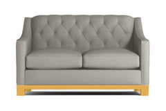 Jackson Heights Apartment Size Sleeper Sofa :: Leg Finish: Natural / Sleeper Option: Deluxe Innerspring Mattress