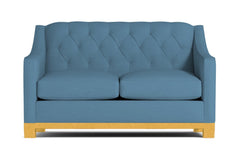 Jackson Heights Apartment Size Sleeper Sofa :: Leg Finish: Natural / Sleeper Option: Deluxe Innerspring Mattress