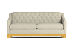 Jackson Heights Queen Size Sleeper Sofa :: Leg Finish: Natural / Sleeper Option: Memory Foam Mattress