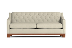 Jackson Heights Queen Size Sleeper Sofa :: Leg Finish: Pecan / Sleeper Option: Deluxe Innerspring Mattress