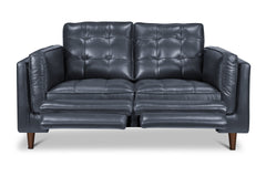 Keating Leather Loveseat with Power Footrests