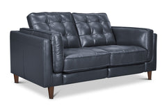 Keating Leather Loveseat with Power Footrests