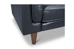 Keating Leather Loveseat with Power Footrests