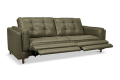 Keating Leather Sofa with Power Footrests