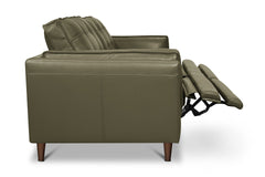 Keating Leather Sofa with Power Footrests