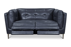 Kendrick Leather Loveseat with Power Footrests