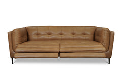 Kendrick Leather Sofa with Power Footrests
