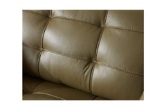 Keating Leather Sofa with Power Footrests