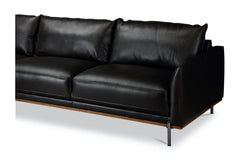 Jude 2pc Leather Sectional Sofa :: Configuration: LAF - Chaise on the Left