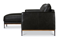 Jude 2pc Leather Sectional Sofa :: Configuration: LAF - Chaise on the Left