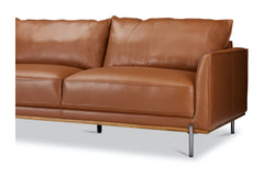 Jude 2pc Leather Sectional Sofa :: Configuration: LAF - Chaise on the Left