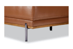 Jude 2pc Leather Sectional Sofa :: Configuration: LAF - Chaise on the Left