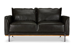 Jude Leather Loveseat