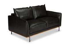 Jude Leather Loveseat