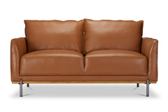 Jude Leather Loveseat