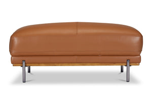 Jude Leather Ottoman