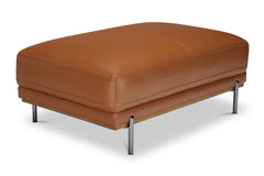 Jude Leather Ottoman