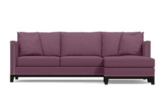 La Brea 2pc Sectional Sofa :: Leg Finish: Espresso / Configuration: RAF - Chaise on the Right