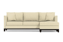 La Brea 2pc Sectional Sofa :: Leg Finish: Espresso / Configuration: RAF - Chaise on the Right