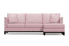 La Brea 2pc Sectional Sofa :: Leg Finish: Espresso / Configuration: RAF - Chaise on the Right