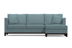 La Brea 2pc Sectional Sofa :: Leg Finish: Espresso / Configuration: RAF - Chaise on the Right