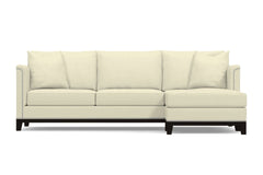 La Brea 2pc Sectional Sofa :: Leg Finish: Espresso / Configuration: RAF - Chaise on the Right