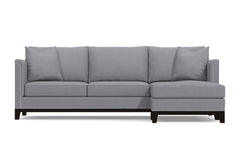 La Brea 2pc Sectional Sofa :: Leg Finish: Espresso / Configuration: RAF - Chaise on the Right