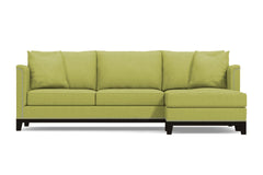 La Brea 2pc Sectional Sofa :: Leg Finish: Espresso / Configuration: RAF - Chaise on the Right