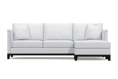 La Brea 2pc Sectional Sofa :: Leg Finish: Espresso / Configuration: RAF - Chaise on the Right