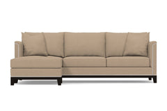 La Brea 2pc Sectional Sofa :: Leg Finish: Espresso / Configuration: LAF - Chaise on the Left