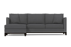 La Brea 2pc Sectional Sofa :: Leg Finish: Espresso / Configuration: LAF - Chaise on the Left