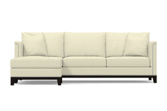 La Brea 2pc Sectional Sofa :: Leg Finish: Espresso / Configuration: LAF - Chaise on the Left