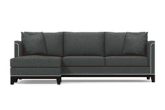 La Brea 2pc Sectional Sofa :: Leg Finish: Espresso / Configuration: LAF - Chaise on the Left